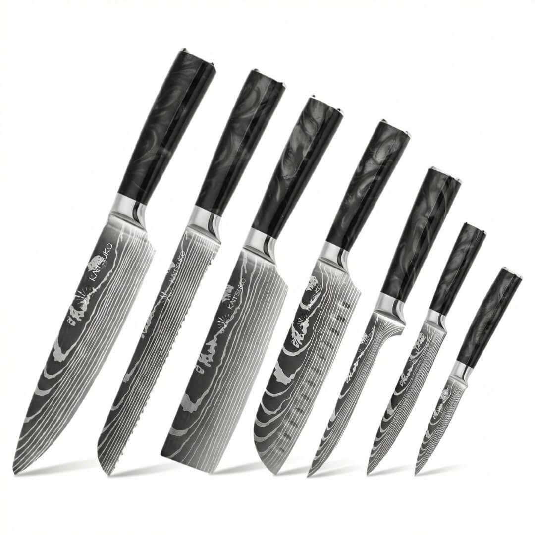 Set di 7 coltelli Giapponesi - Chef Tanaka