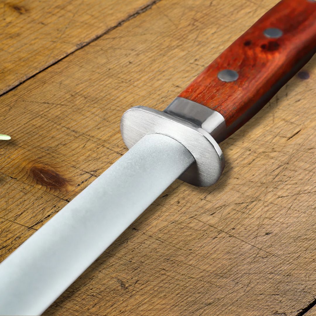 Fusil à aiguiser manche en bois