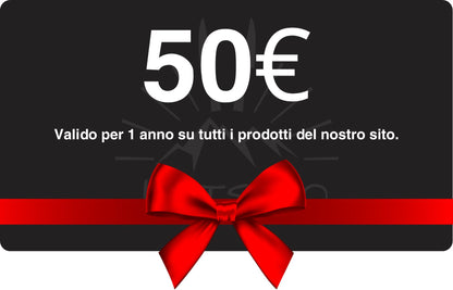 Buono regalo da 50 per coltelli da cucina