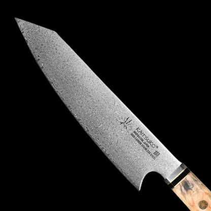 Coltello Kaitsuko kiritsuke con lama in acciaio damasco