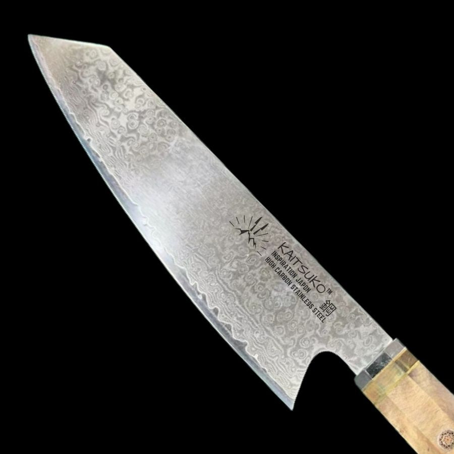 Coltello Kiritsuke con lama in damasco Kaitsuko Italia