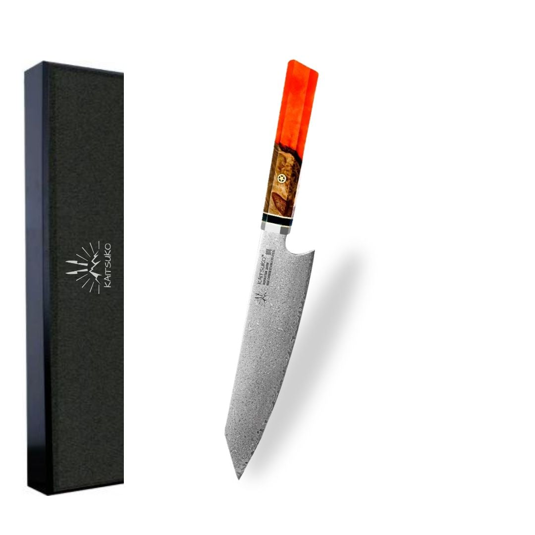 Coltello da cucina Kaitsuko Italy top di gamma in acciaio damasco a 67 strati