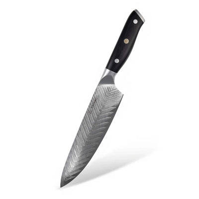 Couteau de chef japonais Yakumoto 67 couches acier damas usage polyvalent