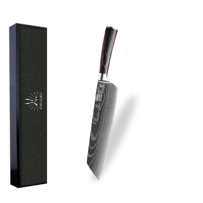 Kiritsuke Coltello da cucina in legno forestale per tagliare carne pesce verdure erbe aromatiche