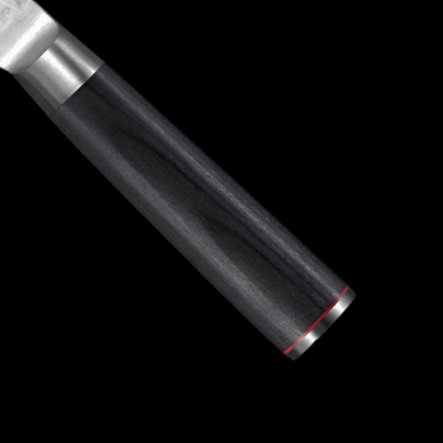 Meilleur couteau japonais avec manche en bois de pakka poli à la main Kaitsuko