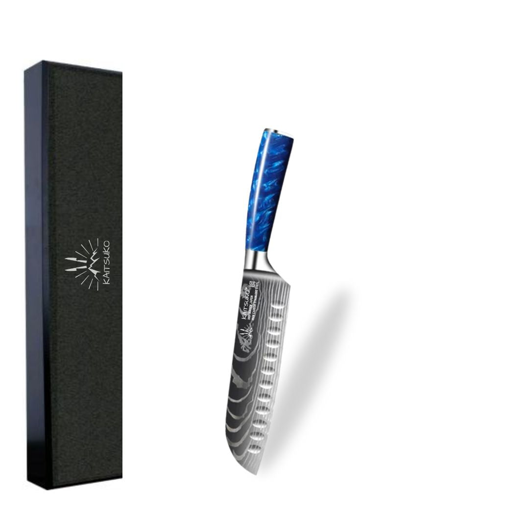 Santoku couteau japonais polyvalent pour viande poisson et légumes