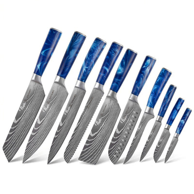 Set di 10 coltelli giapponesi - Chef Tanaka