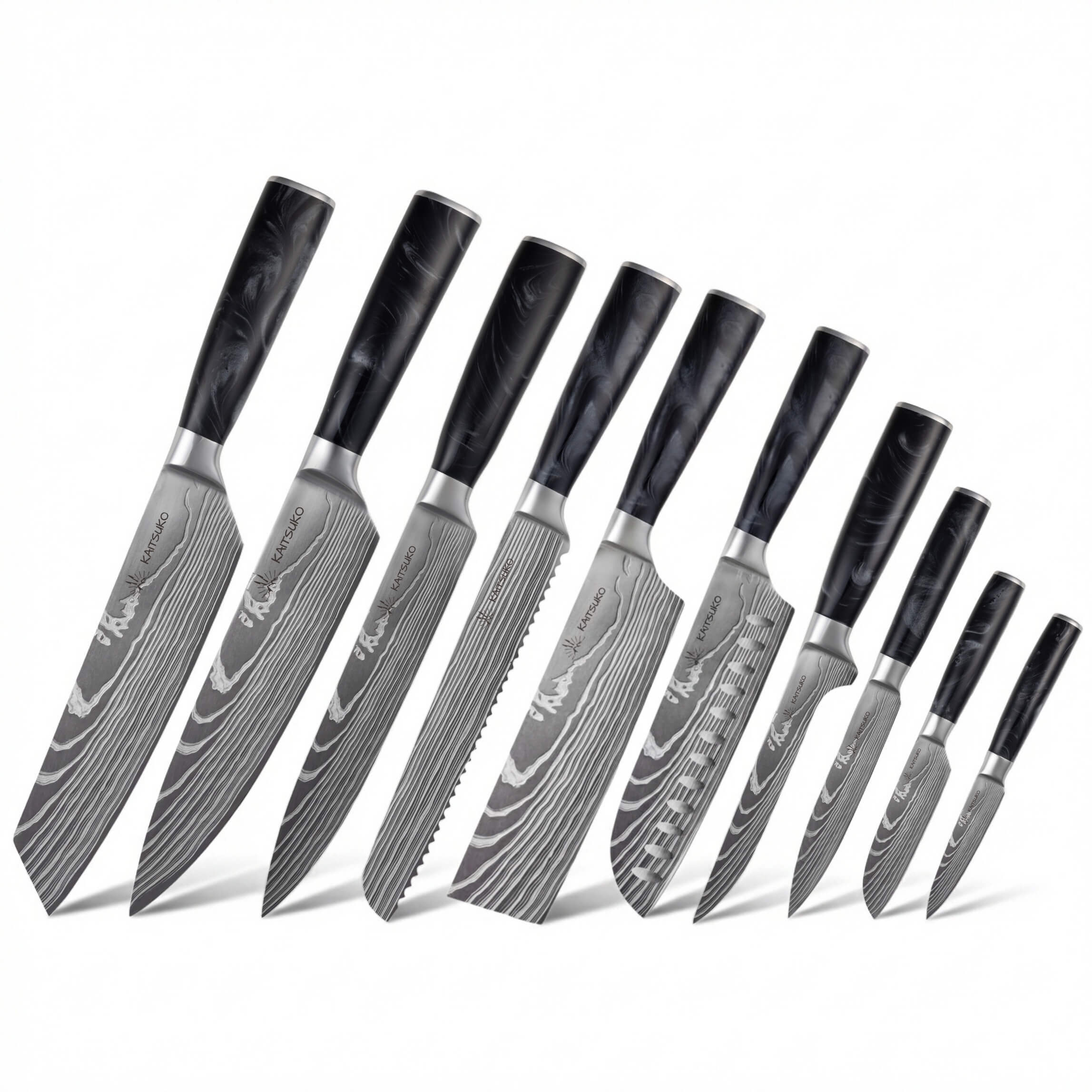 Set di 10 coltelli giapponesi - Chef Tanaka
