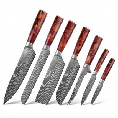 Set di 7 coltelli Giapponesi  - Chef Tanaka