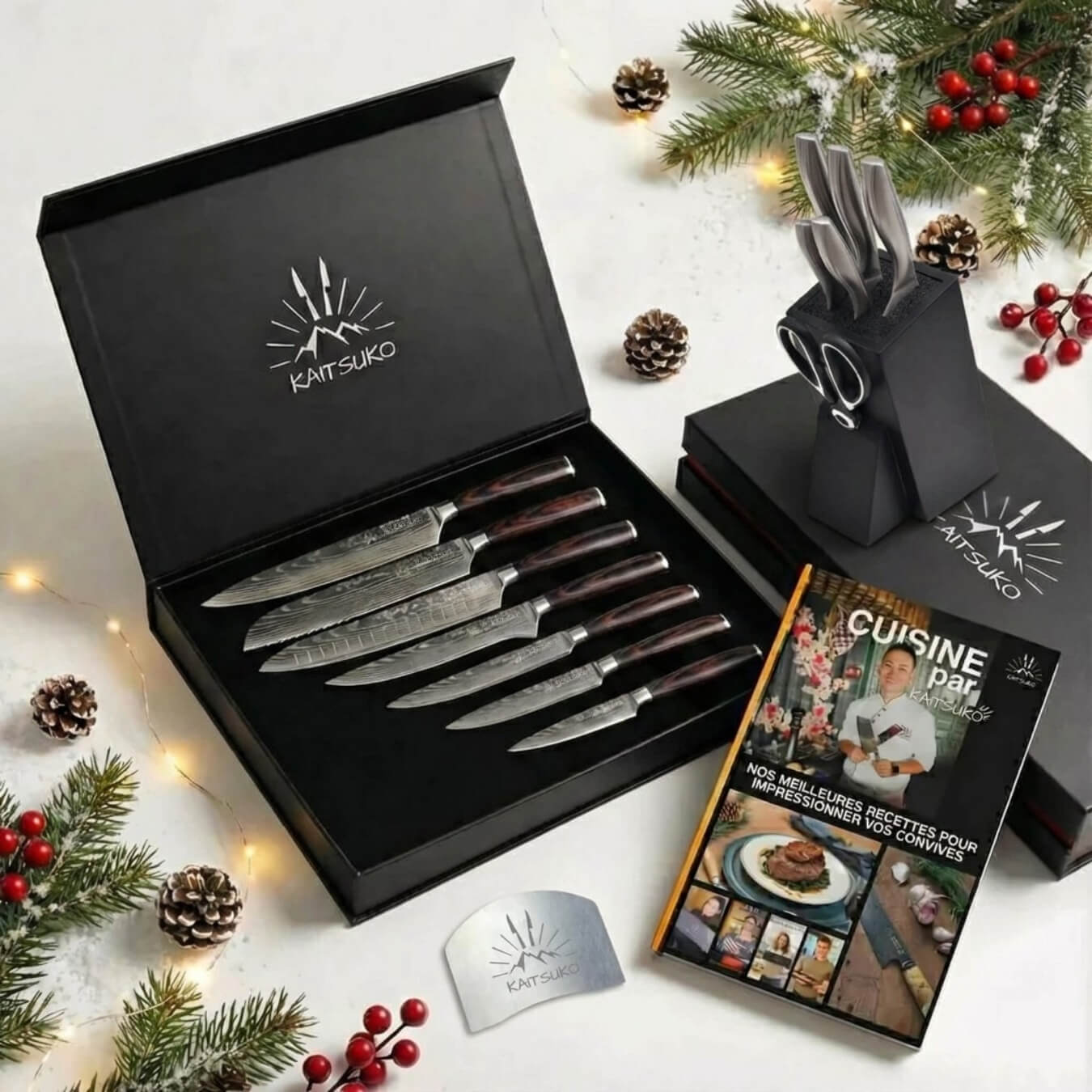 Le pack de couteaux et accessoires à offrir