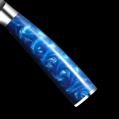 Coltello giapponese con manico blu