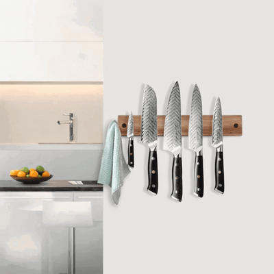 Support mural magnetique en bois haut de gamme